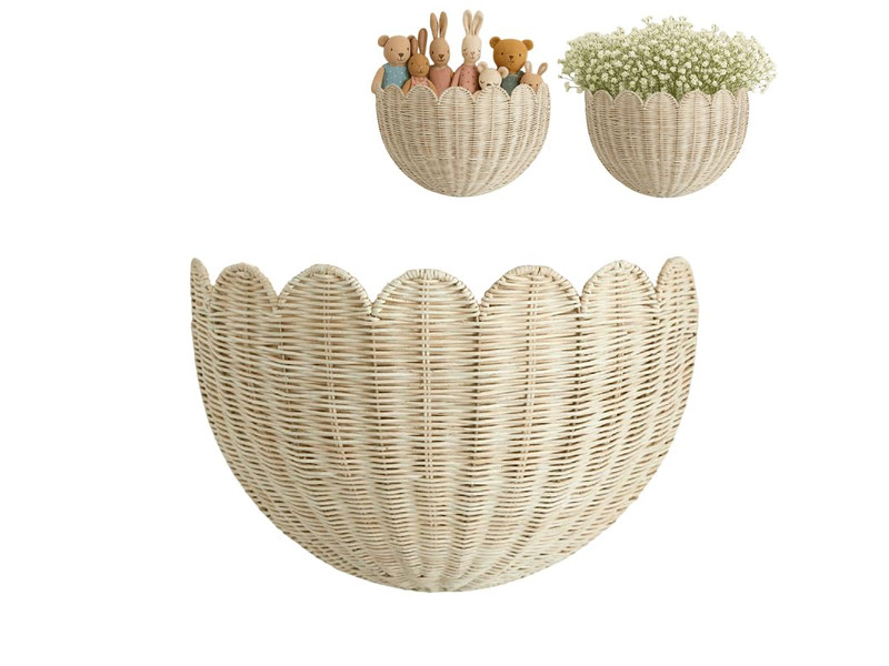 African Baskets Wall Decor Art For Bedroom Boho Black And White Home