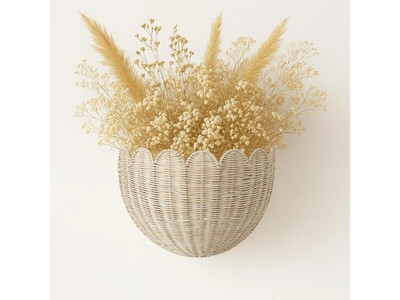 African Baskets Wall Decor Art For Bedroom Boho Black And White Home