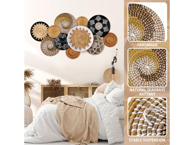 Boho Room Decor Living Wall For Bedroom Colorful Coastal