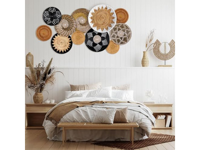 Boho Room Decor Living Wall For Bedroom Colorful Coastal