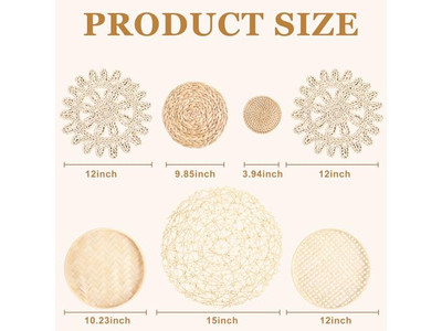 Macrame Wall Art Decoration Bohemian Decor Colorful Bohemia Interior