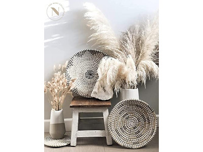 Painted Oar Wall Decoration Pumkin Decor Water Hyacinth