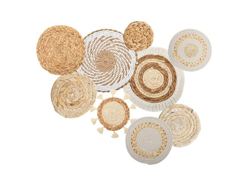Round Decorations For Wall Hotel Art Decor Seagrass Africa Live Show