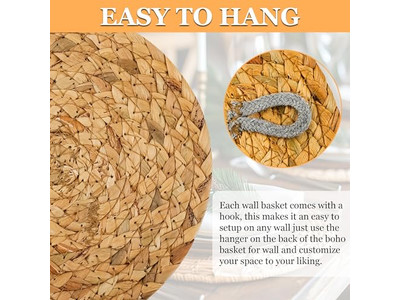 Round Decorations For Wall Hotel Art Decor Seagrass Africa Live Show